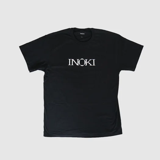 Чёрная футболка с логотипом INOKI